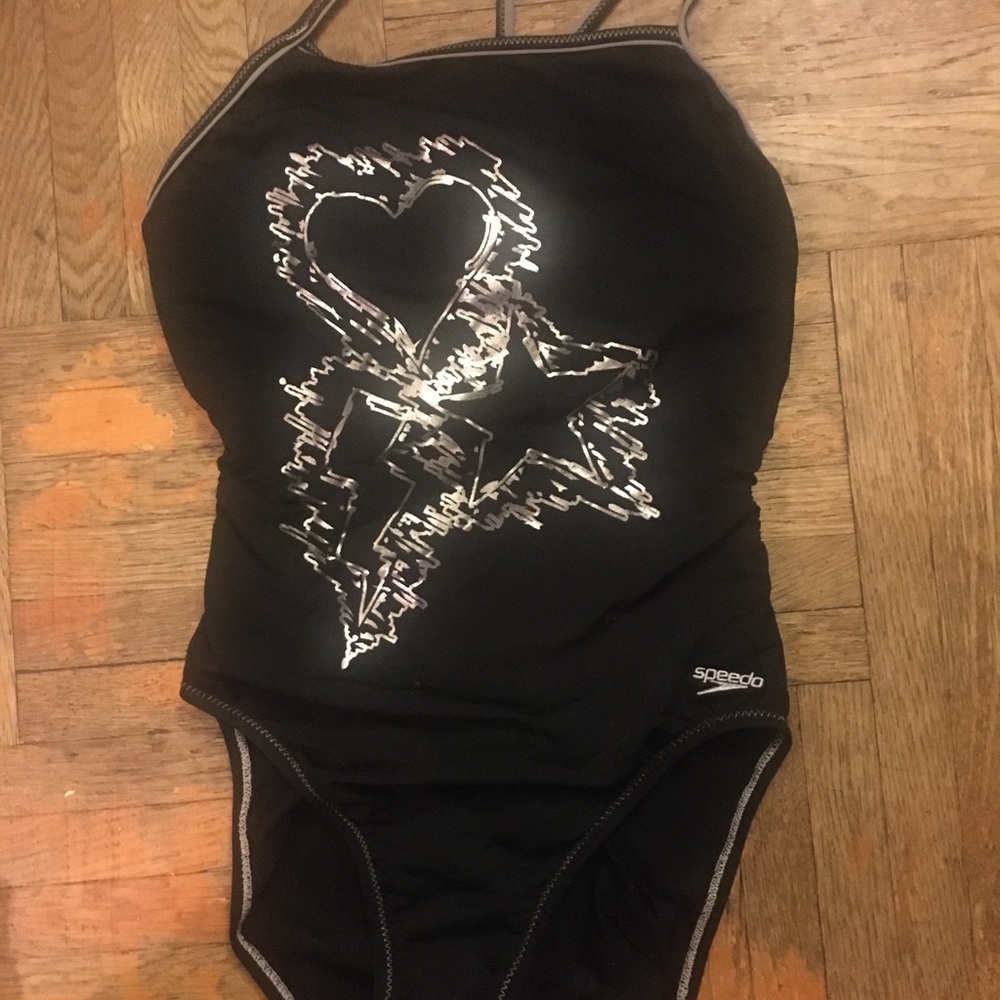 Speedo competition swimsuit, black, 36/10